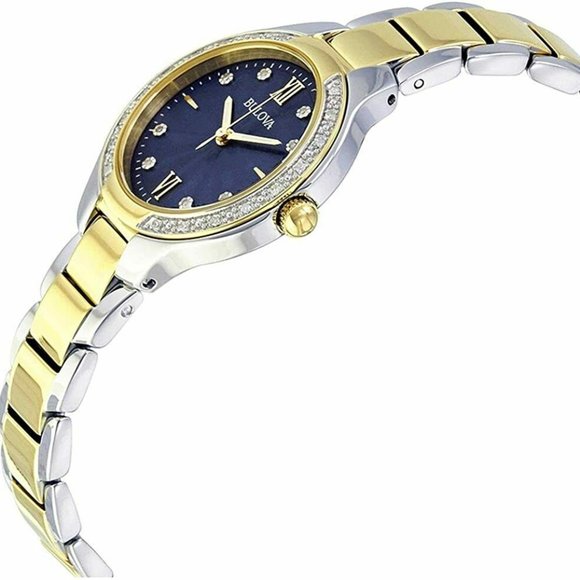 Bulova Women\'s Two Tone 28mm Watch w/ box